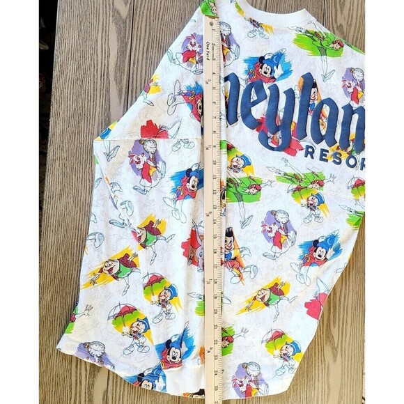 Disney Spirit Jersey Ink And Paint XS Multicolor Long Sleeve Oversized‎ Shirt - Picture 13 of 13